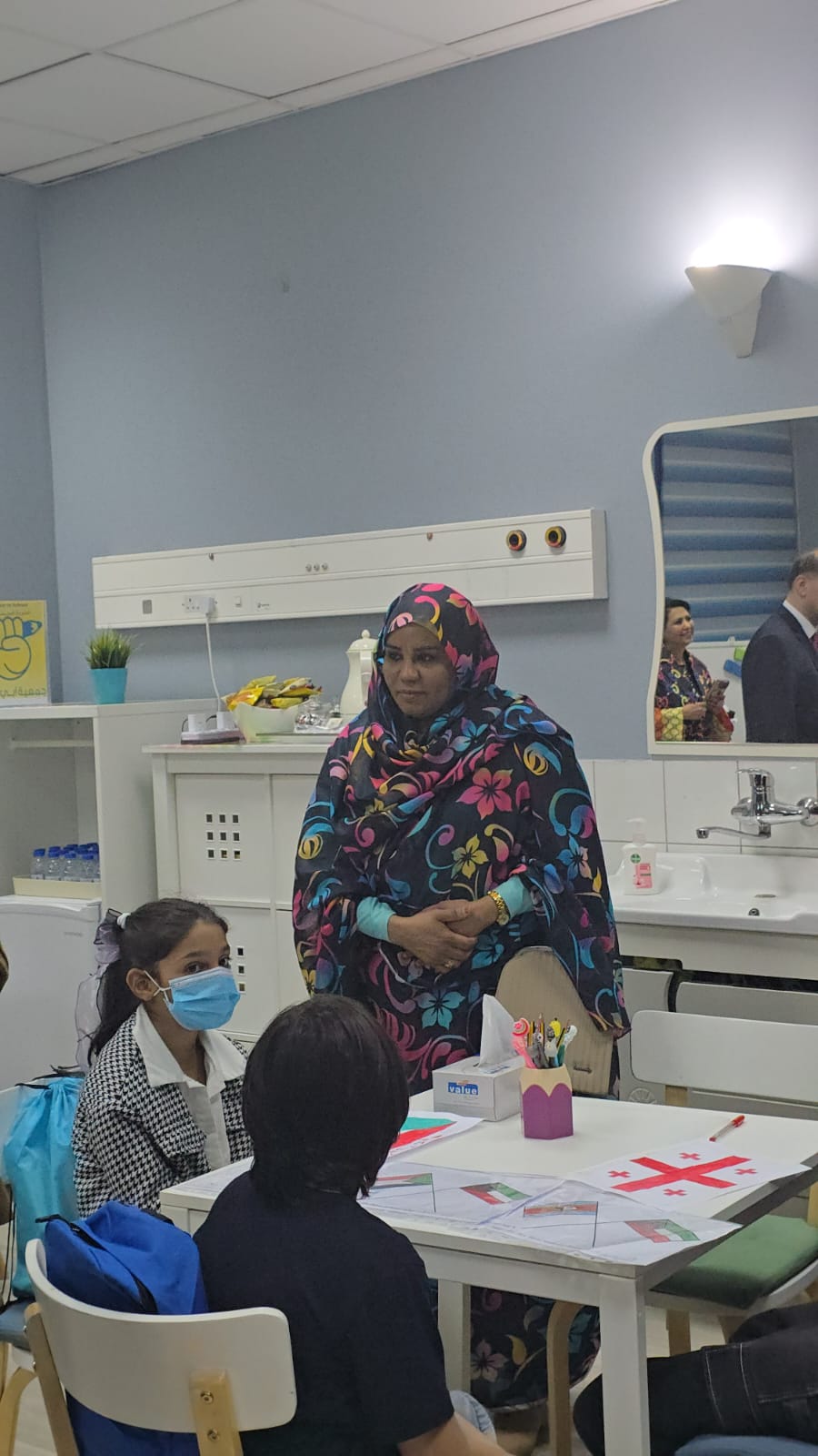 زيارة السفارة لمستشفى  أطفال السرطان